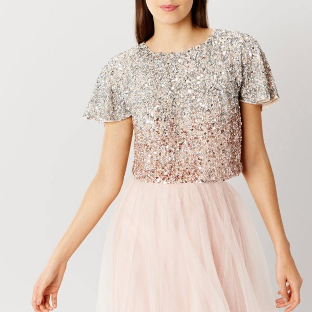 Coast Mia Sequin Top